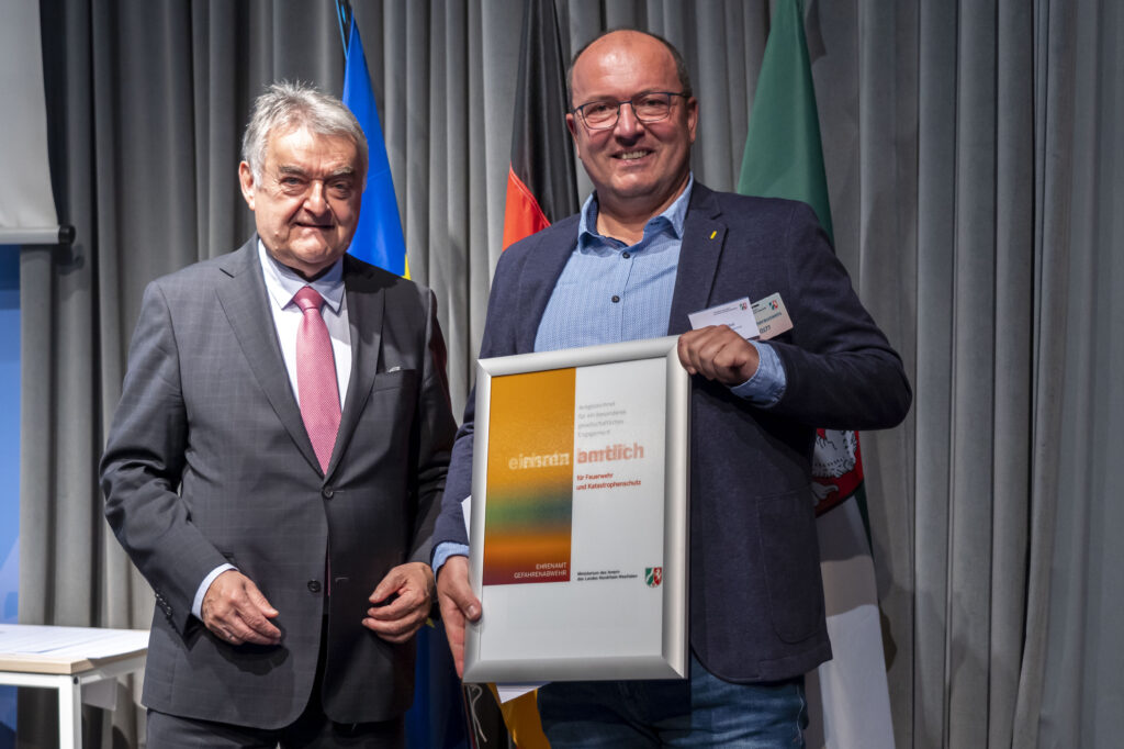 Verleih der Foerderplakette für Dickel